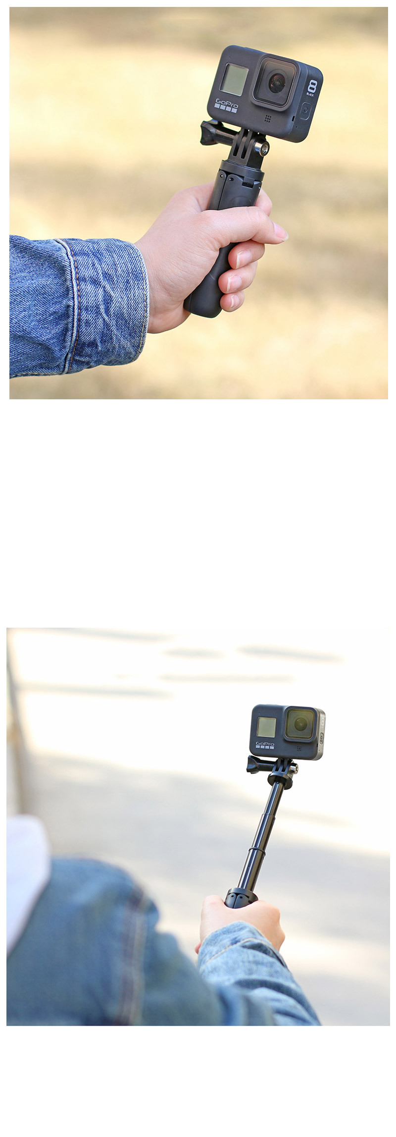 GOPRO10 호환 셀카 스틱 미니 셀카봉 쇼티 고프로10/샐프촬영/셀카삼각대/삼각대/미니삼각대/고프로삼각대/