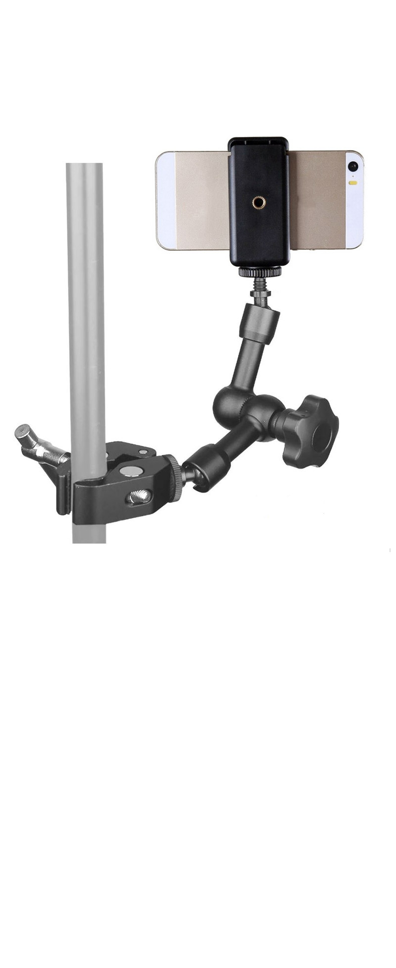 GOPRO10 호환 다용도 매직 암 마운트 집게 고프로10/캠거치대/고프로거치대/고프로암/고프로암거치대/액션