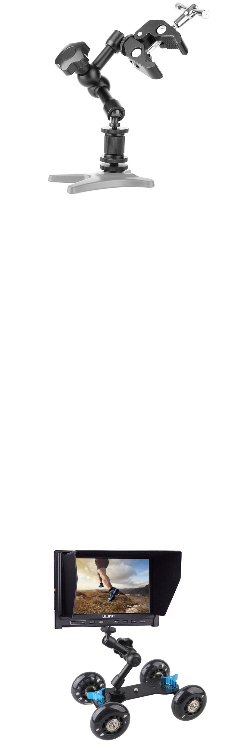 GOPRO10 호환 다용도 매직 암 마운트 집게 고프로10/캠거치대/고프로거치대/고프로암/고프로암거치대/액션