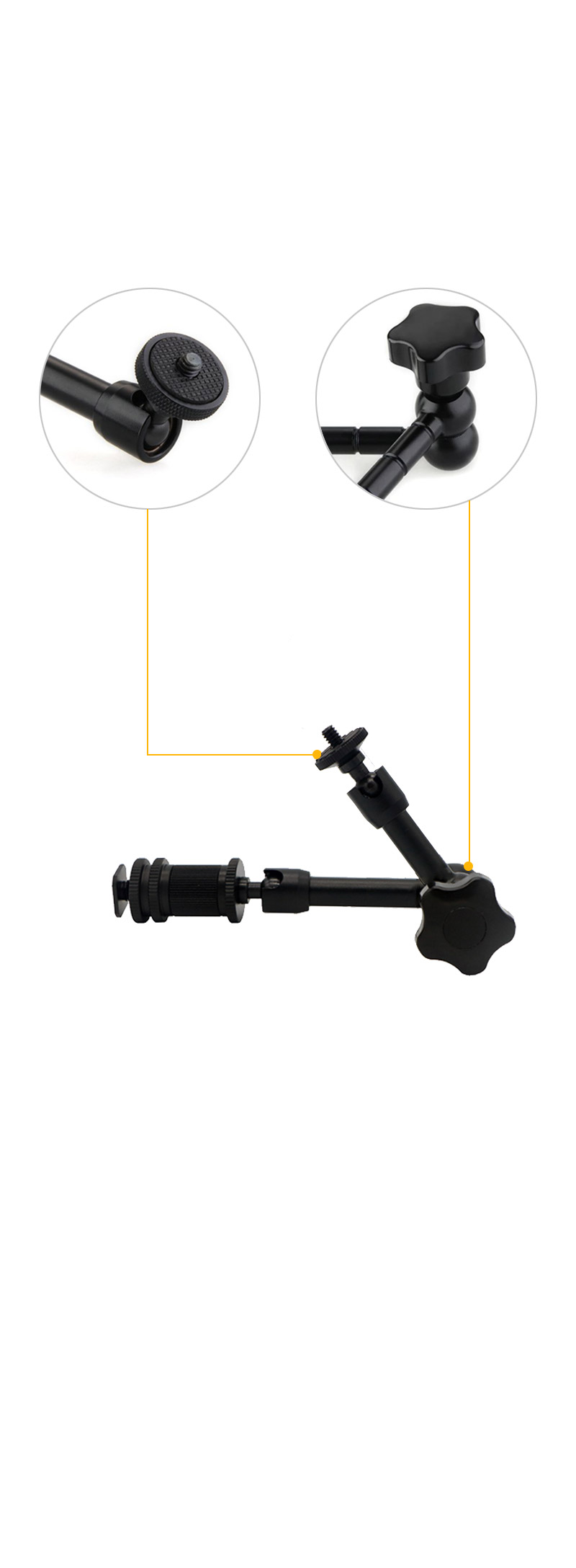 GOPRO10 호환 다용도 매직 암 마운트 집게 고프로10/캠거치대/고프로거치대/고프로암/고프로암거치대/액션