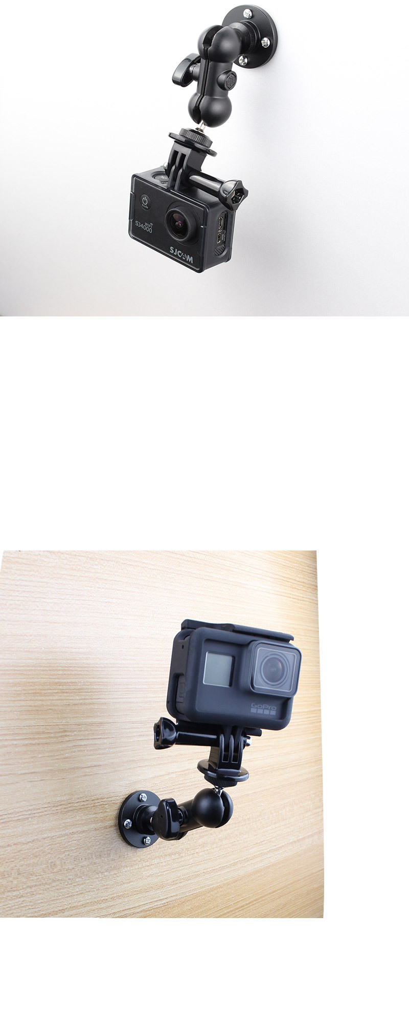 GOPRO10 호환 판넬 설치 촬영 볼헤드 마운트 고프로10/자전거캠거치대/바이크캠거치대/캠거치대/고프로거치