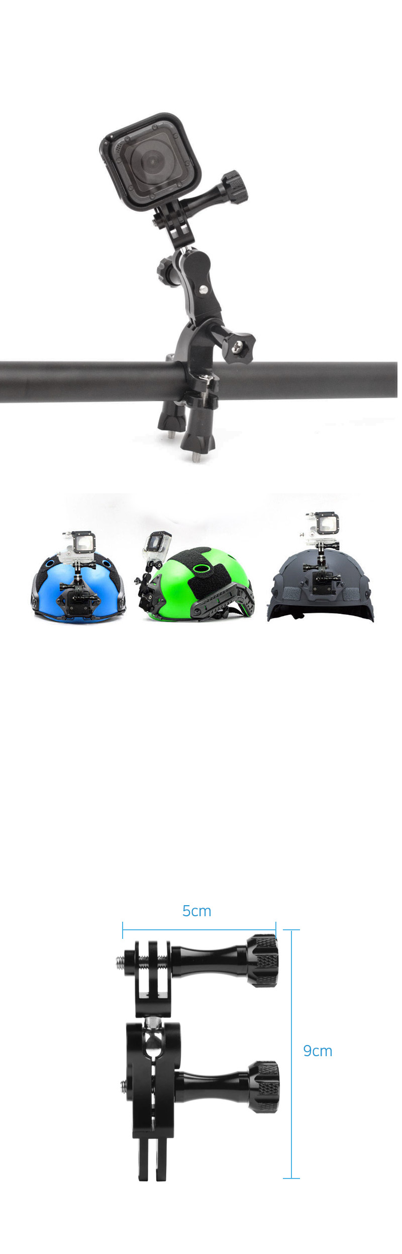 GOPRO10 호환 360도 회전 매직 암 익스텐션 고프로10/고프로각도조절/각도조절부품/각도조절마운트/액션캠