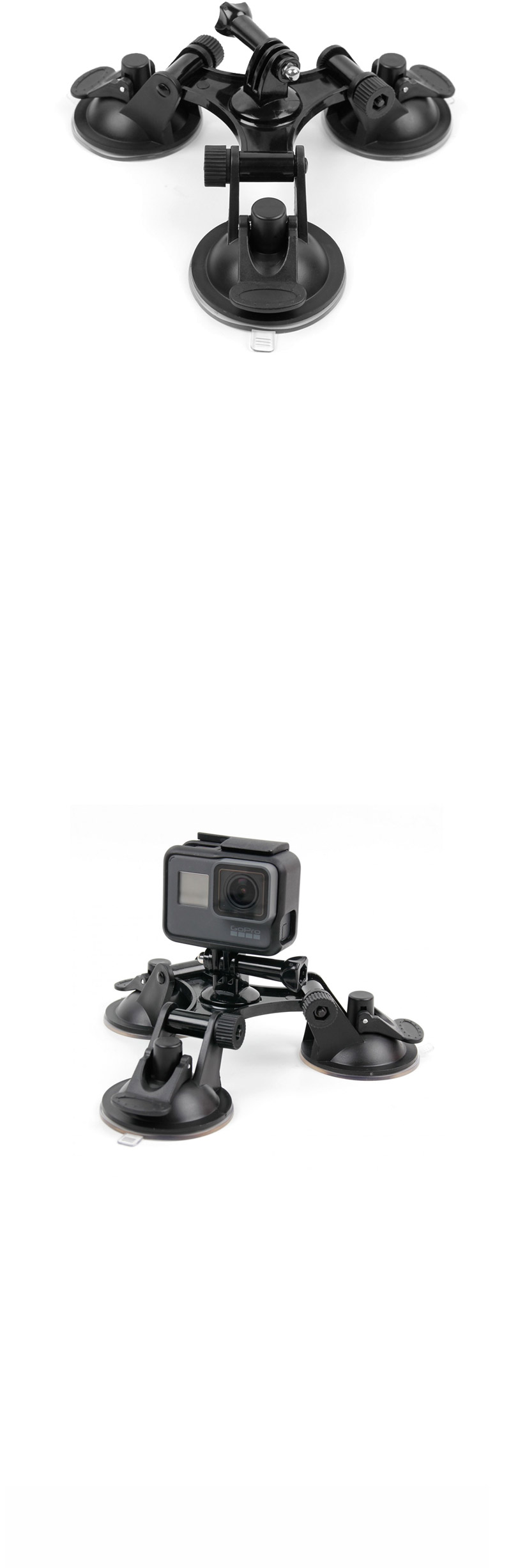 고프로10 호환 자동차 유리 고정 3구 석션컵 GOPRO10/유리마운트/석션마운트/유리흡착마운트/캠유리마운트/