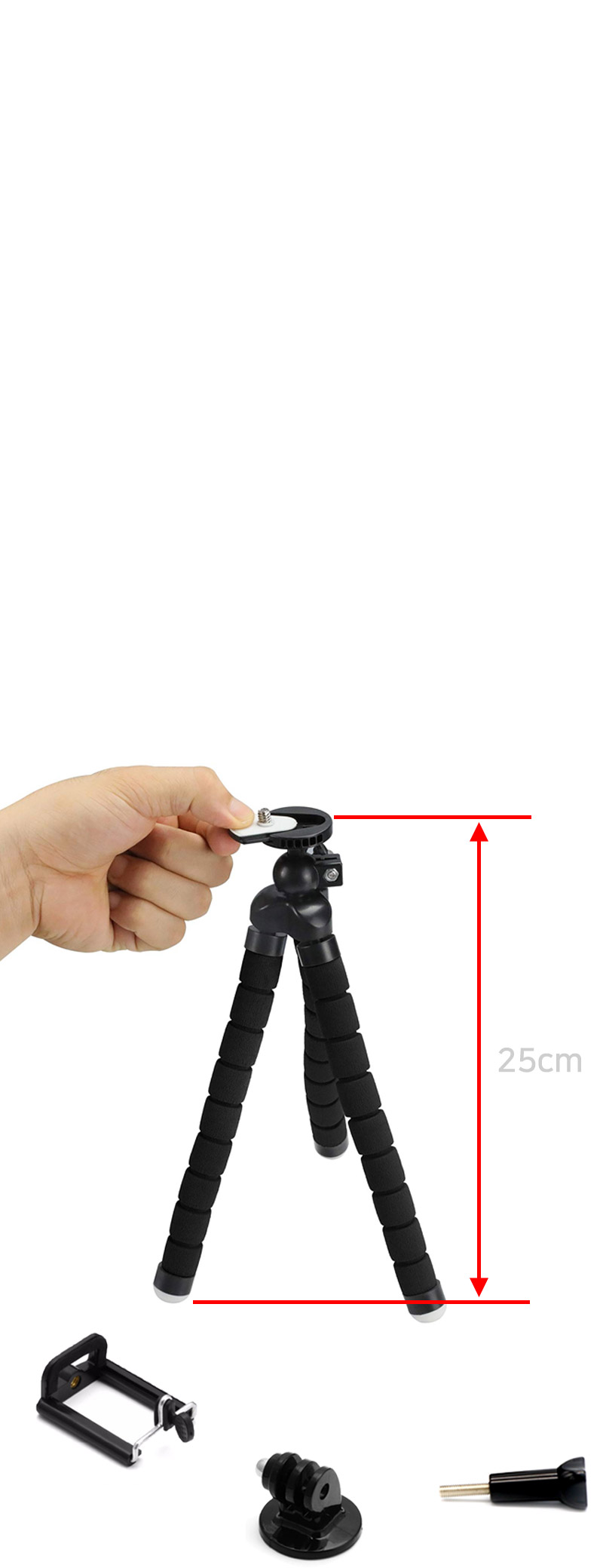 고프로10 호환 고릴라 관절 대형 삼각대 촬영 GOPRO10/삼각대/미니삼각대/고프로삼각대/휴대용삼각대/액션