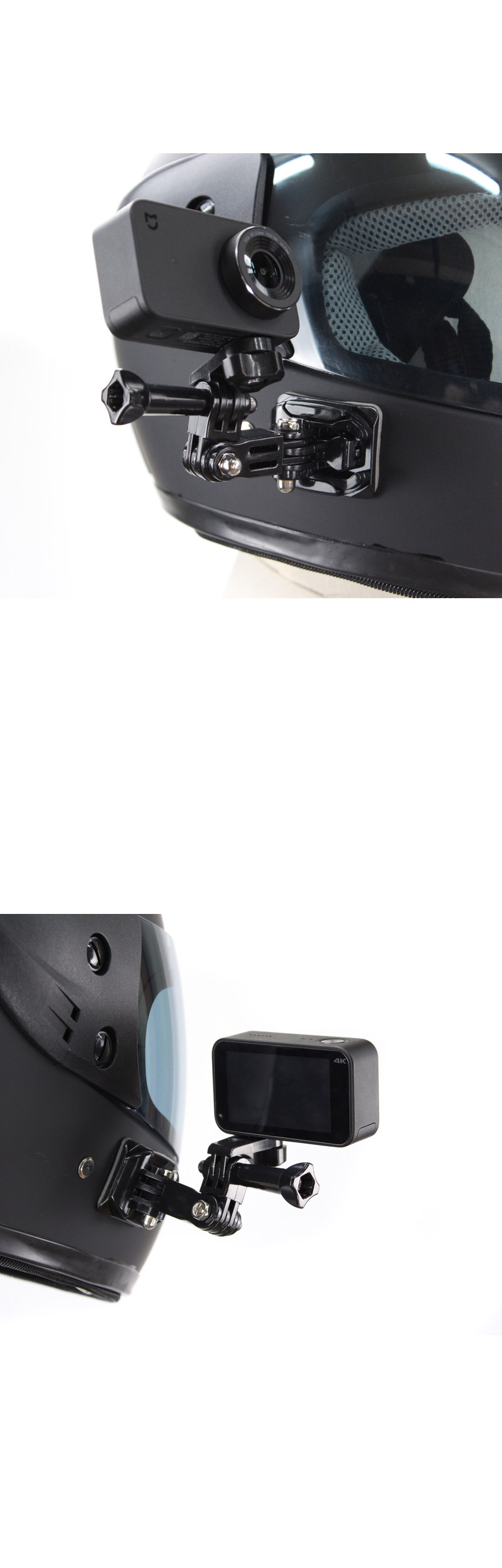 고프로10 호환 오토바이 헬멧 장착 마운트 GOPRO10/캠모자고정/액션캠모자고정/액션캠집게/액션캠마운트/액