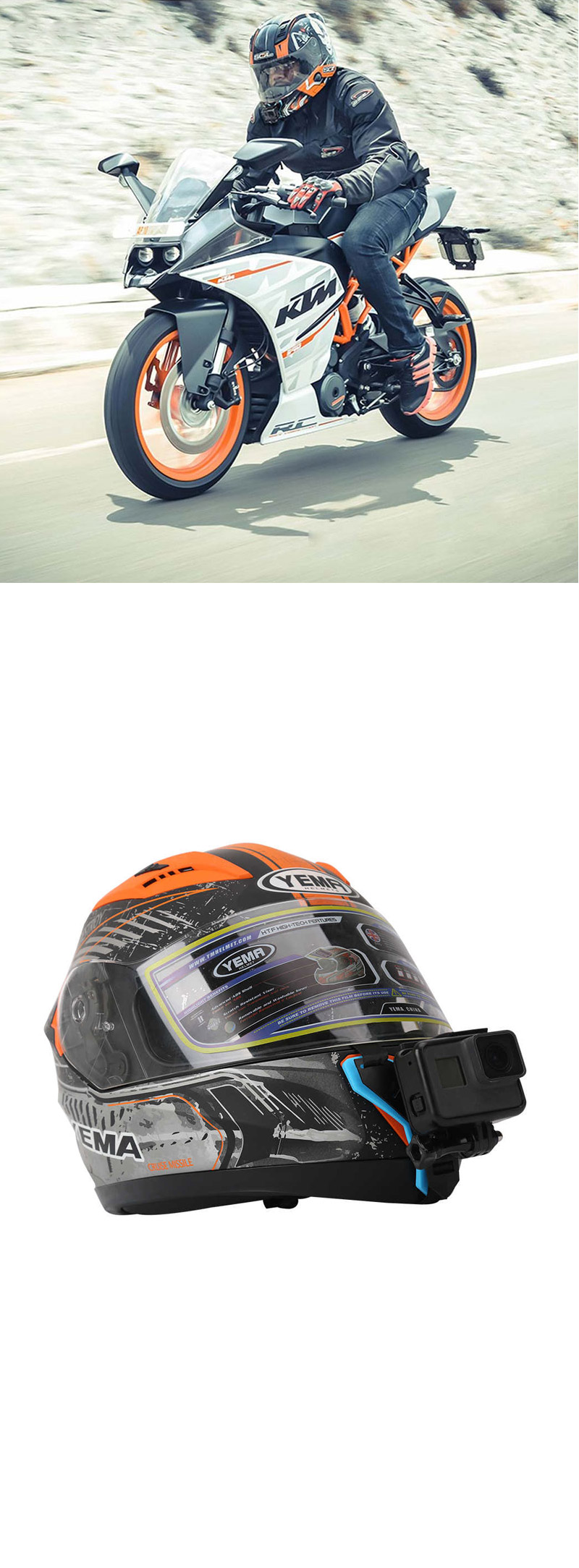 GOPRO10 호환 바이크 헬멧 턱 고정 스트랩 고프로10/캠모자고정/액션캠모자고정/액션캠집게/액션캠마운트/