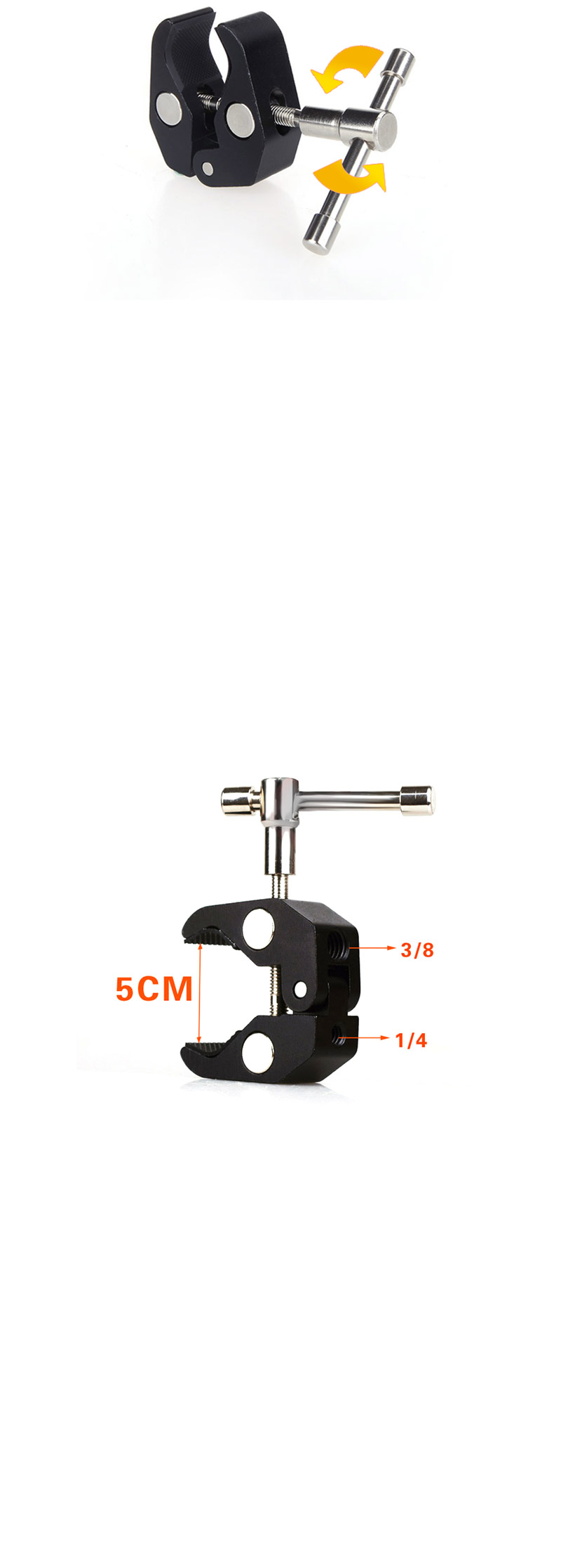 GOPRO10 호환 클램프 매직 암 거치대 촬영 고프로10/고프로거치대/고프로암/고프로암거치대/액션캠거치대/