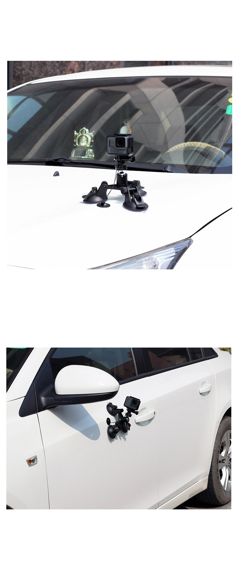 GOPRO10 호환 거울 유리 석션 마운트 CCTV 고프로10/액션캠흡착거치대/캠흡착거치대/캠유리거치대/액션캠거