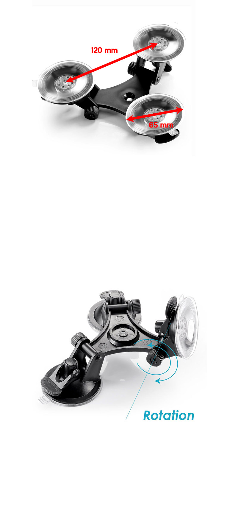 GOPRO10 호환 거울 유리 석션 마운트 CCTV 고프로10/액션캠흡착거치대/캠흡착거치대/캠유리거치대/액션캠거