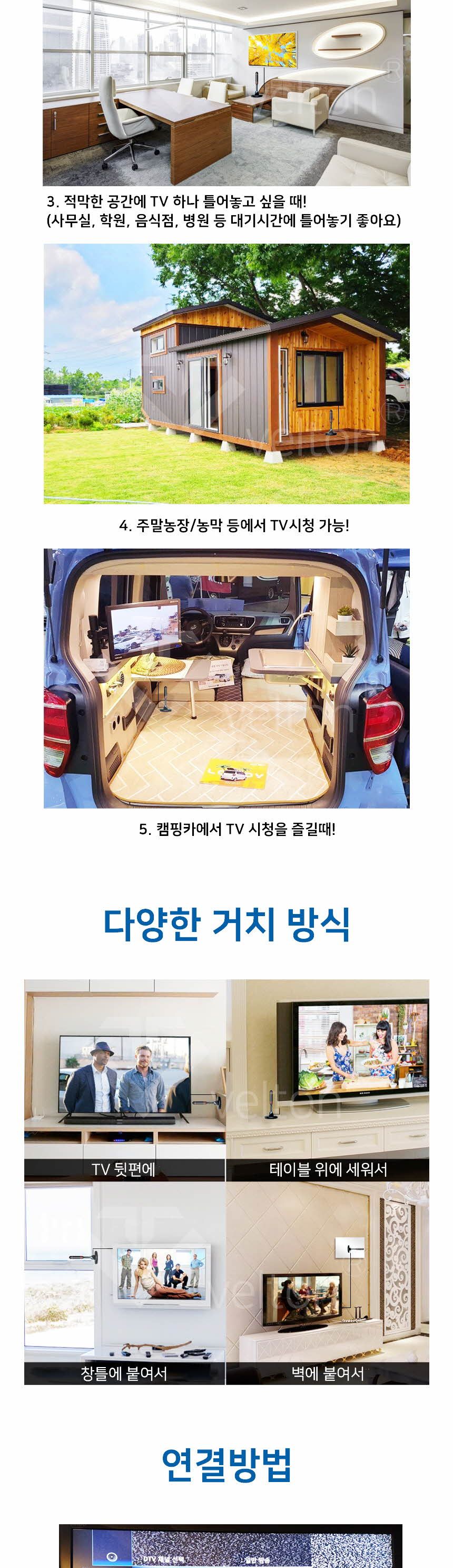 실내외 지상파 디지털 TV안테나 5M/샐내안테나/실외안테나/지상파안테나/디지탈안테나/안테나케이블/안테나