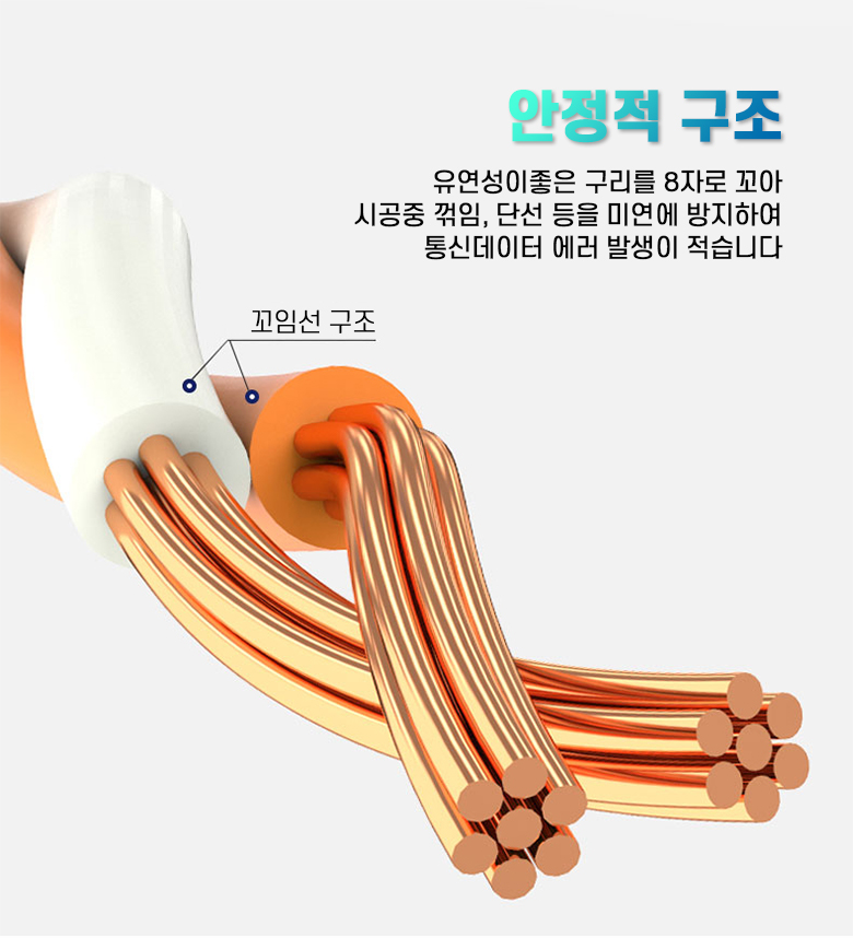 넥스원 CAT.7 SSTP (10Gbps) 랜케이블 좌향 꺾임 1m/랜케이블/케이블/랜선/꺽임케이블/꺽임랜선/꺽인케이블