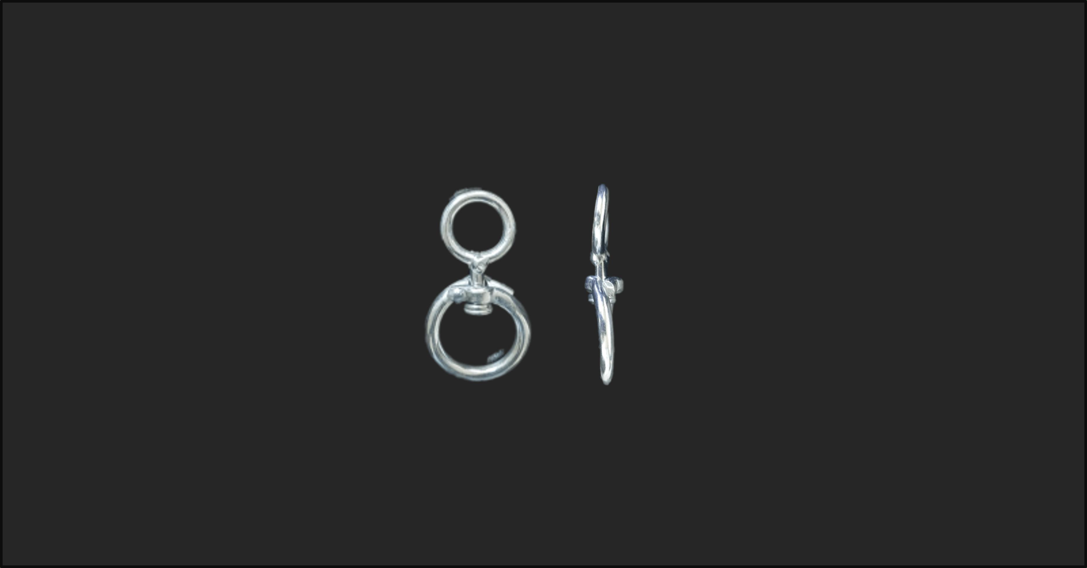 회전고리 요리도리 꼬임방지 8자 중간도래 76mm 10개/도래/회전도래/엉킴방지/개줄/목줄/꼬임방지줄/중간도