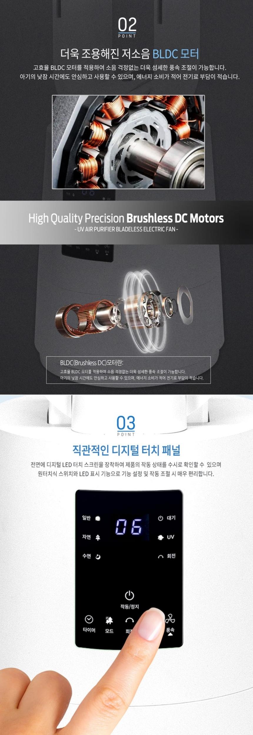 가정용 날개없는 선풍기 저소음 BLDC 타워팬/선풍기/타워선풍기/타워팬/가정용타워팬/무소음선풍기/BLDC선