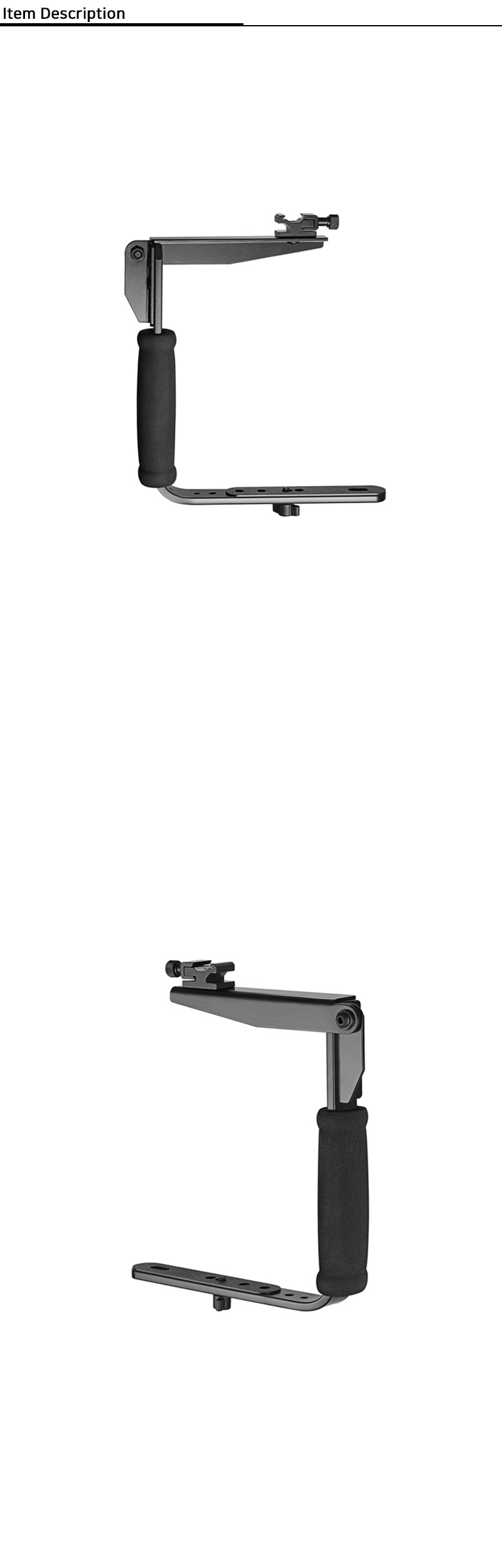 카메라 마이크 L자형 플래쉬 핫슈 브라켓 DSLR 액션캠/고프로/액션캠/카메라액션캠/카메라고프로/촬영용액