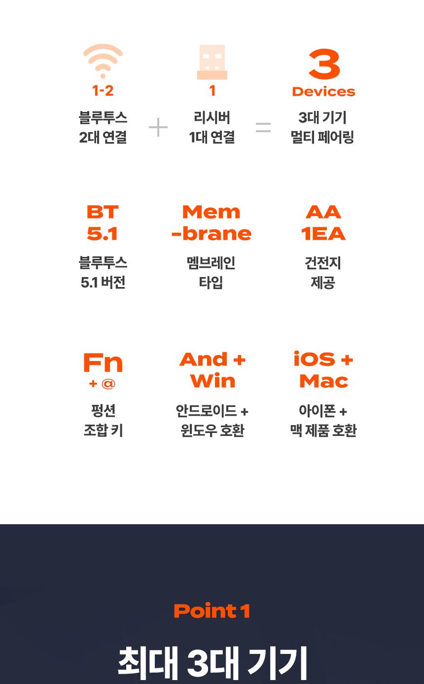 플레오맥스 블루투스키보드 무선겸용 태블릿 스마트폰/키보드/무선키보드/키보드세트/마우스세트/무선마우