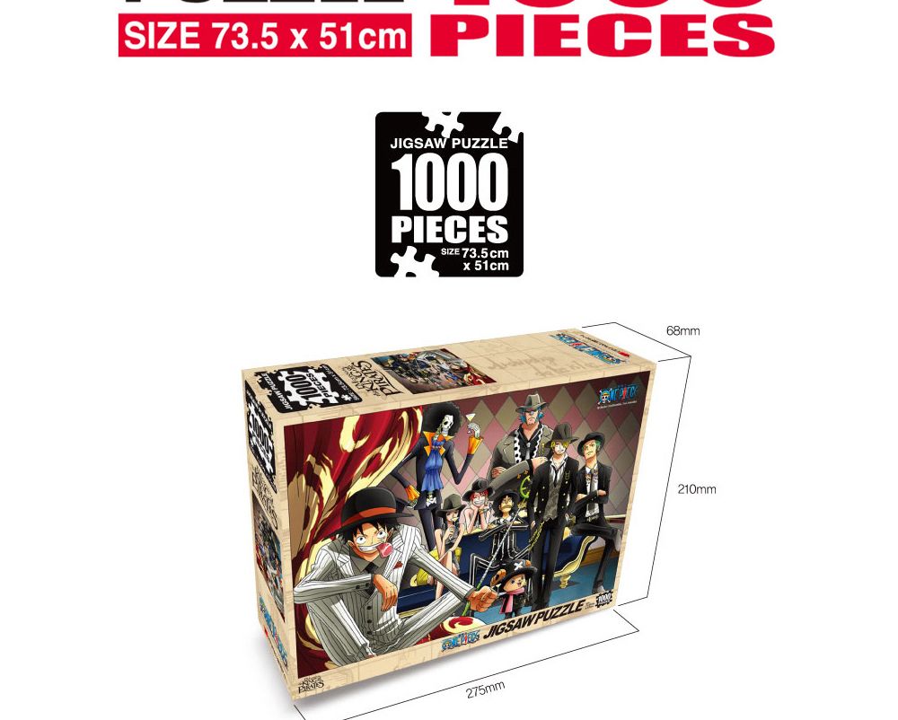 학산퍼즐 원피스 직소퍼즐 1000pcs (루피패밀리)/퍼즐/직소퍼즐/키덜트퍼즐/만화퍼즐/캐릭터퍼즐/조각퍼즐/