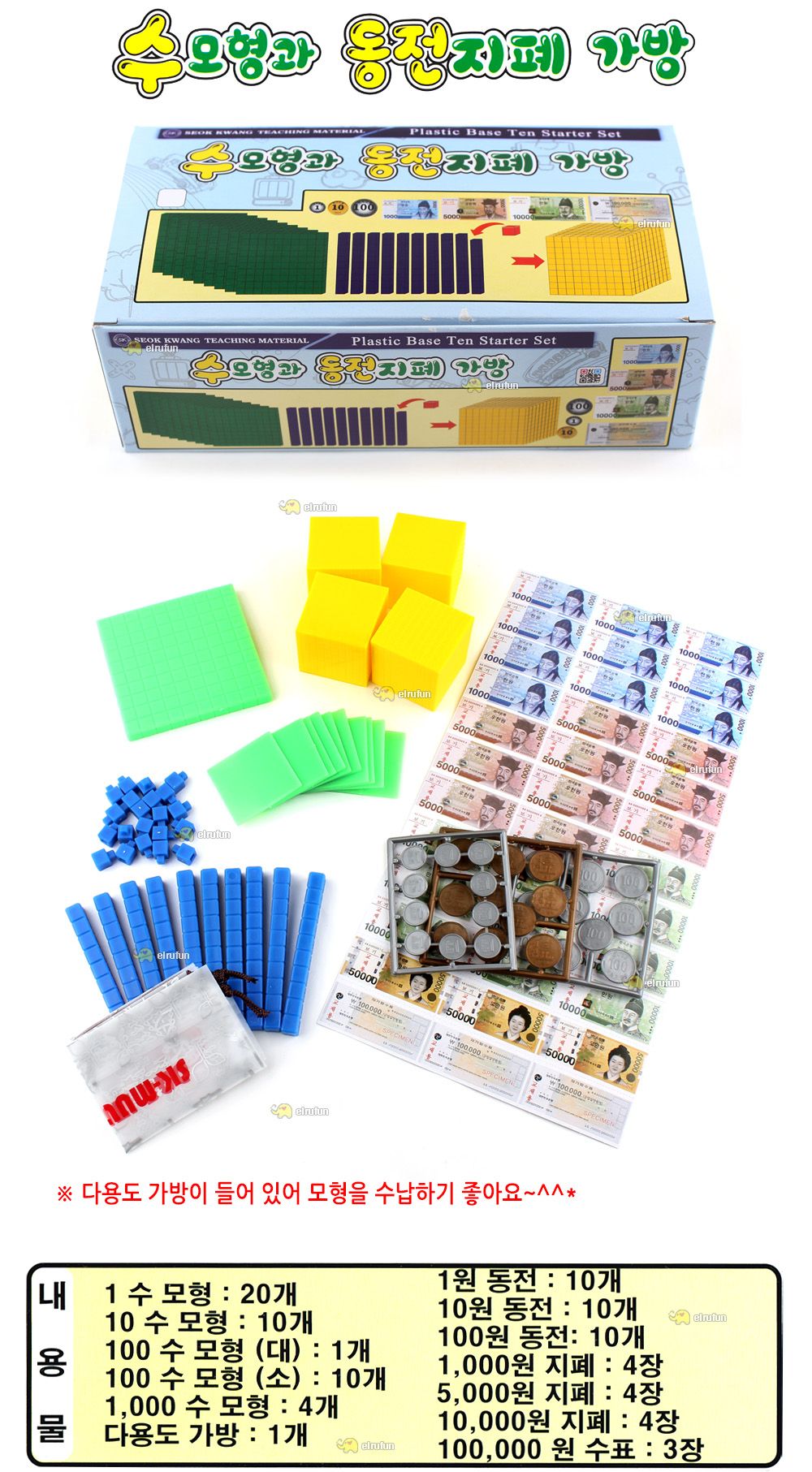 석광교재 수모형과 동전지폐 가방 (SK-10000)/동전지갑/지폐지갑/다용도가방/지폐가방/동전가방/동전지폐가