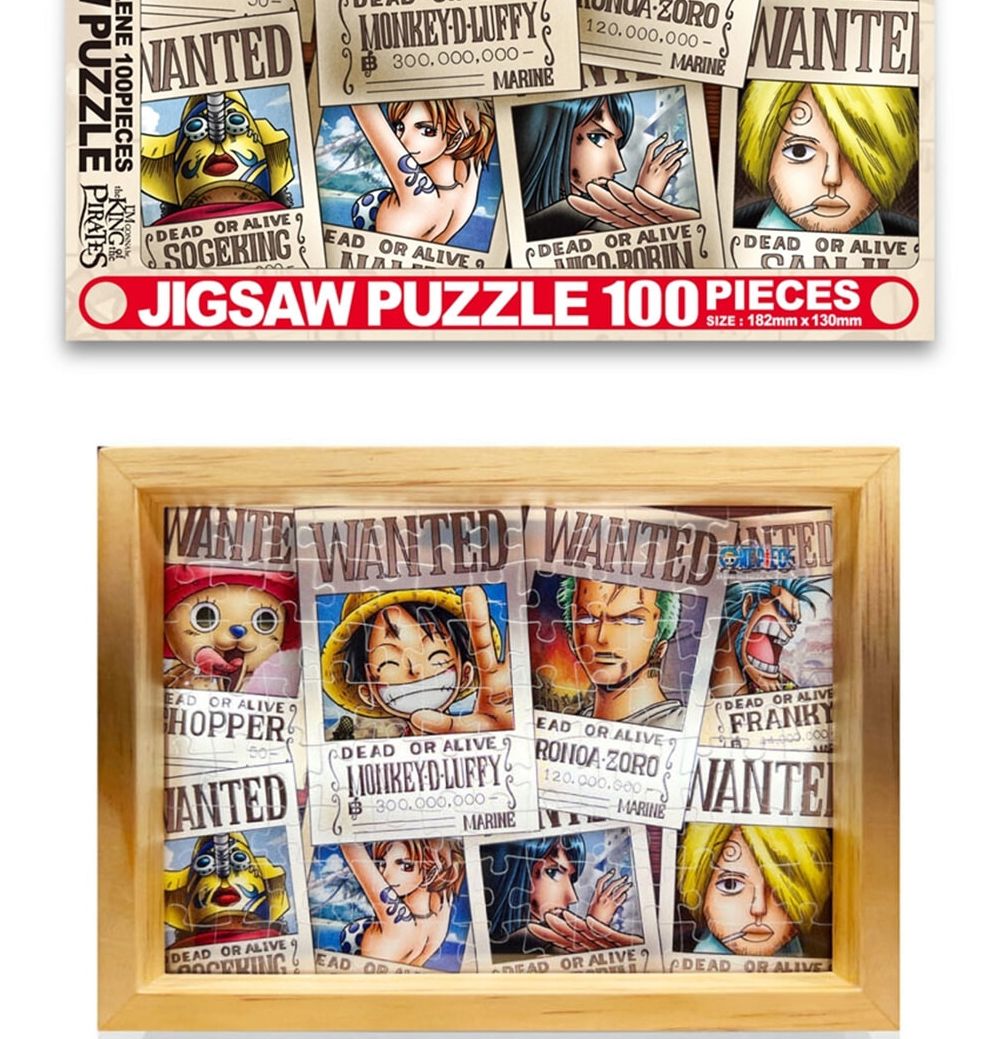 학산문화사 원피스 글래스 액자 직소퍼즐 100pcs (현상수배)/취미/퍼즐/어덜트/액자퍼즐/퍼즐놀이/집콕놀이