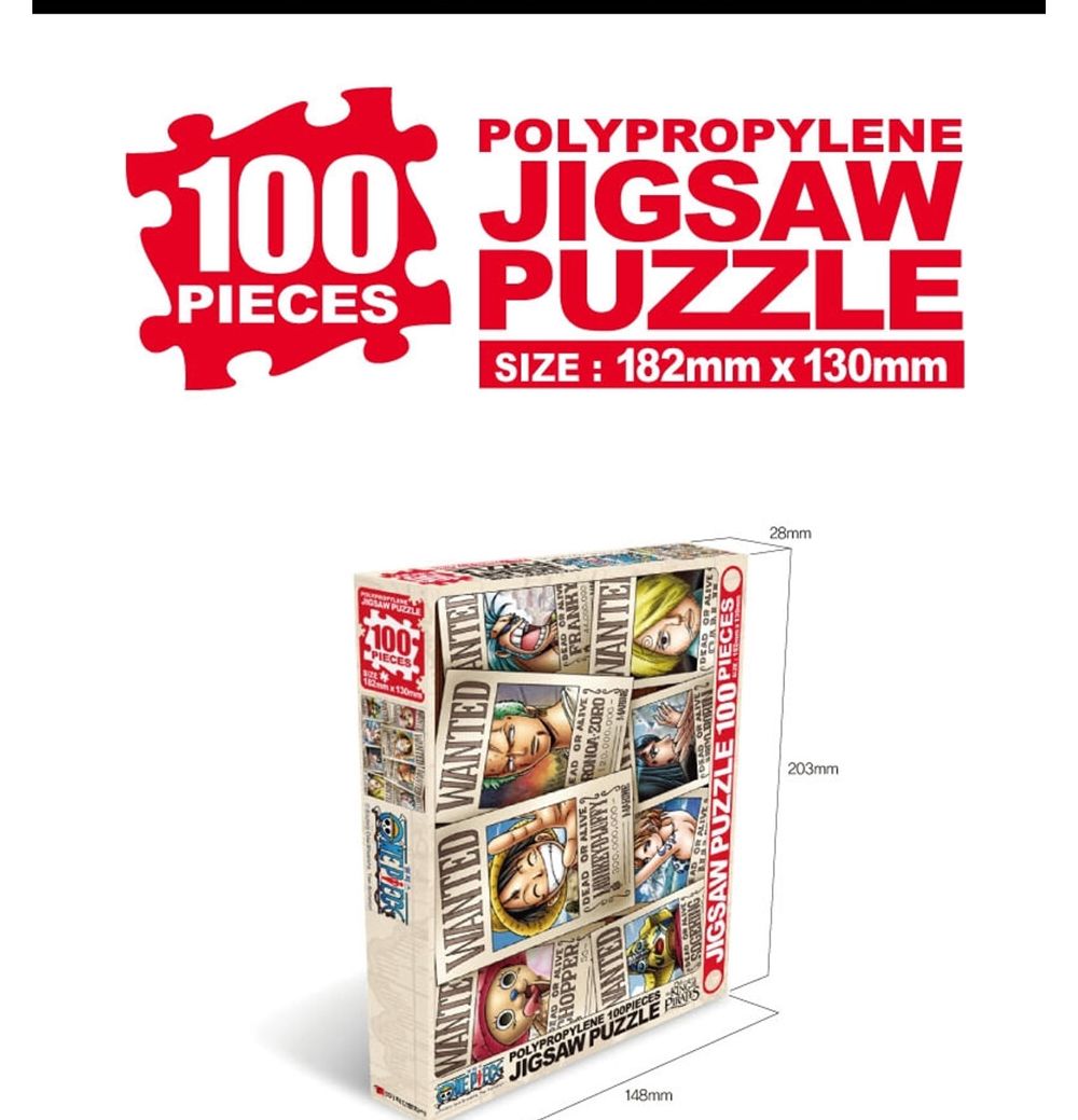 학산문화사 원피스 글래스 액자 직소퍼즐 100pcs (현상수배)/취미/퍼즐/어덜트/액자퍼즐/퍼즐놀이/집콕놀이