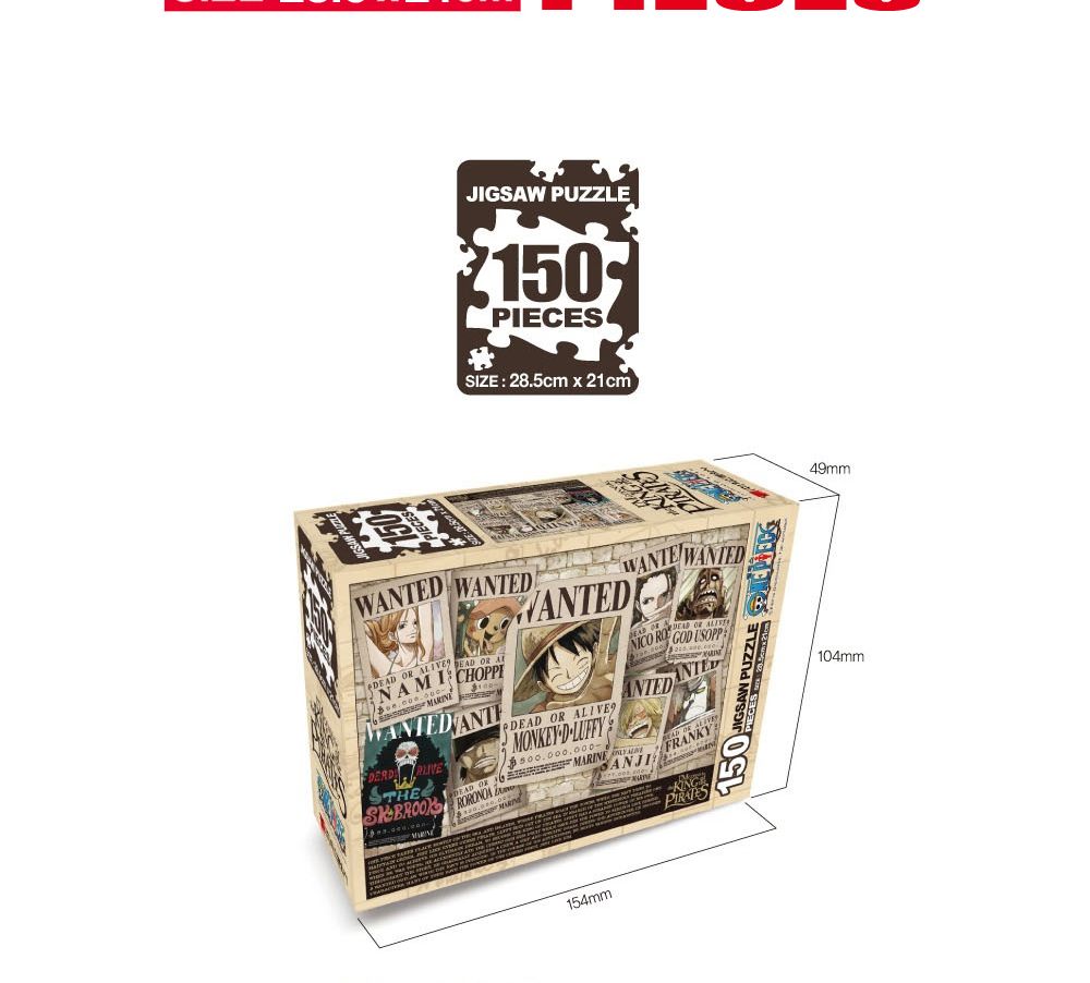 학산퍼즐 원피스 직소퍼즐 150pcs (뉴 현상수배V2)/퍼즐/직소퍼즐/키덜트퍼즐/만화퍼즐/캐릭터퍼즐/조각퍼