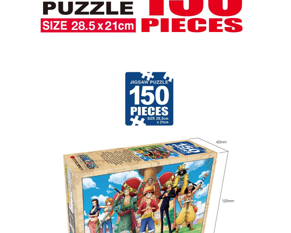 학산퍼즐 원피스 직소퍼즐 150pcs ( 선원)/퍼즐/직소퍼즐/키덜트퍼즐/만화퍼즐/캐릭터퍼즐/조각퍼즐/아동퍼