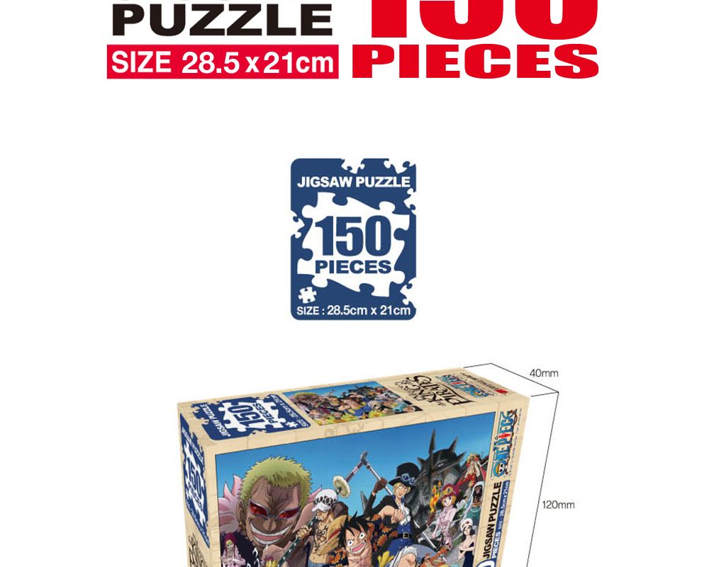 학산퍼즐 원피스 직소퍼즐 150pcs (뉴 크루)/퍼즐/직소퍼즐/키덜트퍼즐/만화퍼즐/캐릭터퍼즐/조각퍼즐/아동