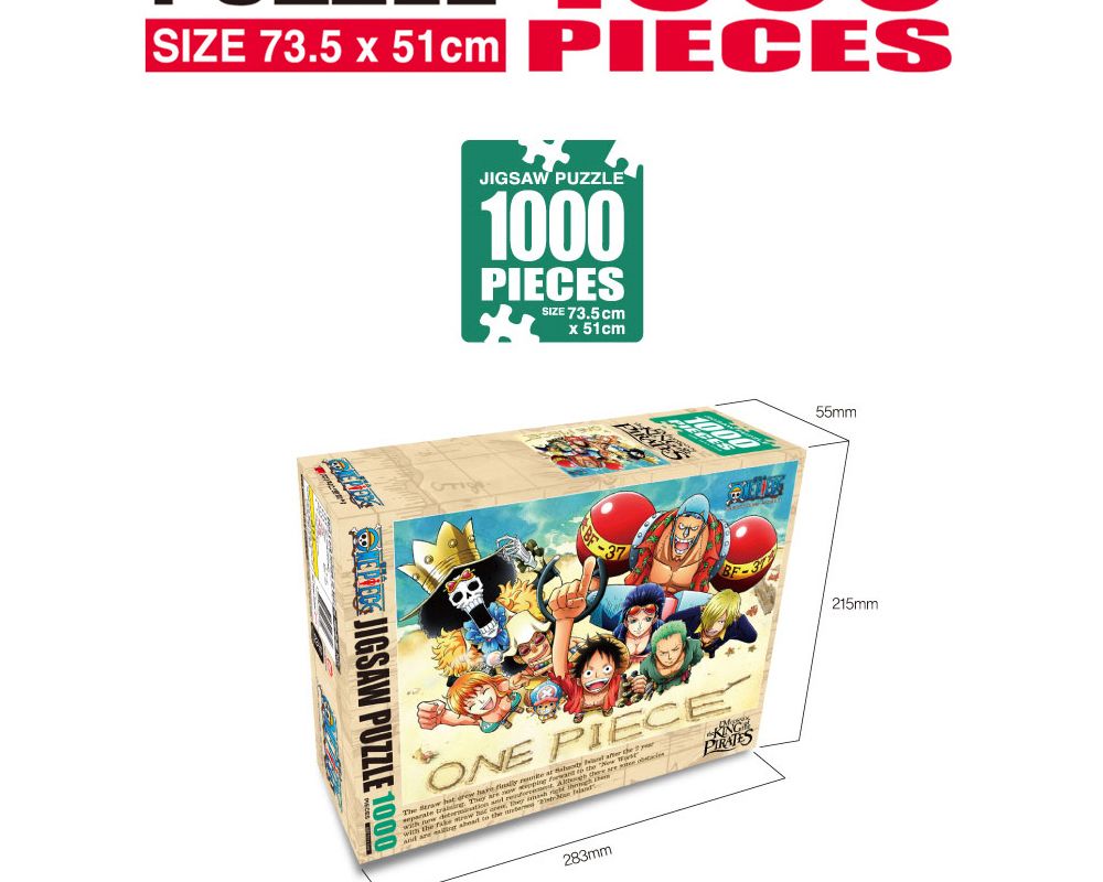 학산퍼즐 원피스 직소퍼즐 1000pcs (스마일)/퍼즐/직소퍼즐/키덜트퍼즐/만화퍼즐/캐릭터퍼즐/조각퍼즐/아동