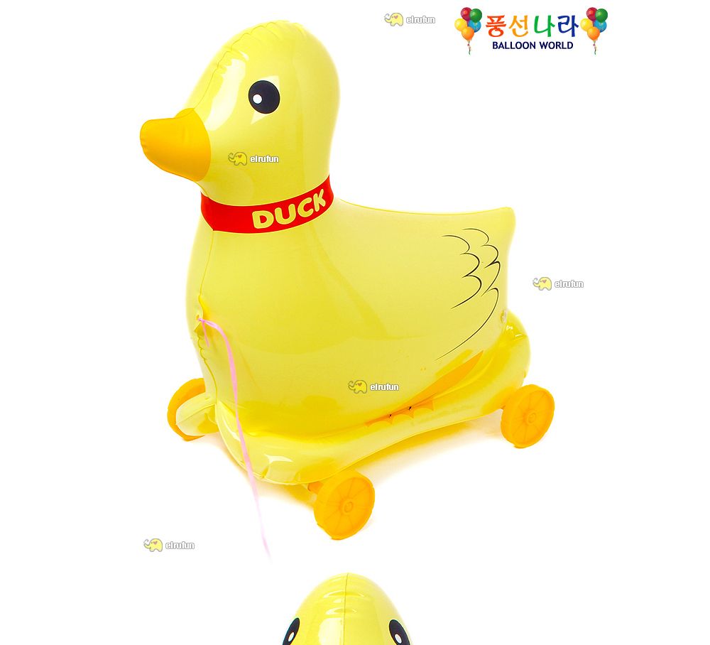 풍선나라 끌고다니는 풍선 오리