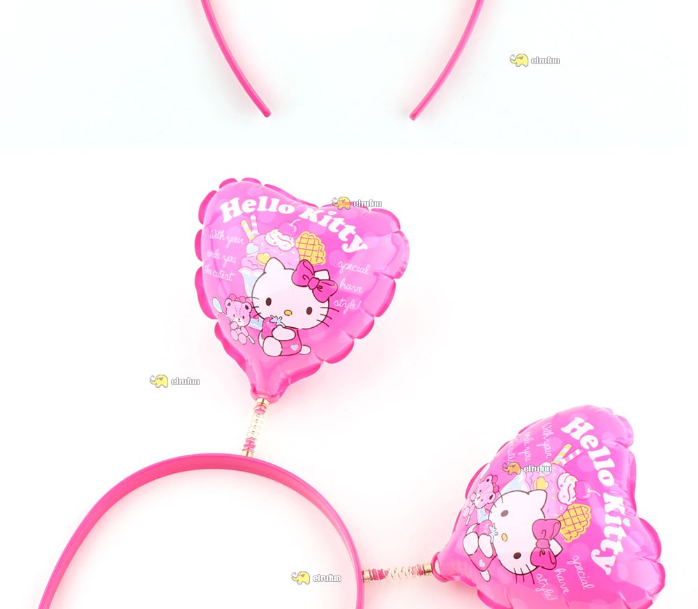 풍선나라 헤어밴드 풍선 (헬로키티) 풍선장난감 파티장식 생일잔치풍선 풍선장식 파티용품 파티풍선 파티풍선장식 생일풍선 나들이풍선 소풍풍선