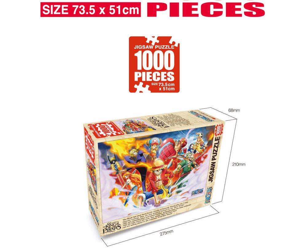 학산퍼즐 원피스 직소퍼즐 1000pcs (각자의 능력)/퍼즐/직소퍼즐/키덜트퍼즐/만화퍼즐/캐릭터퍼즐/조각퍼즐