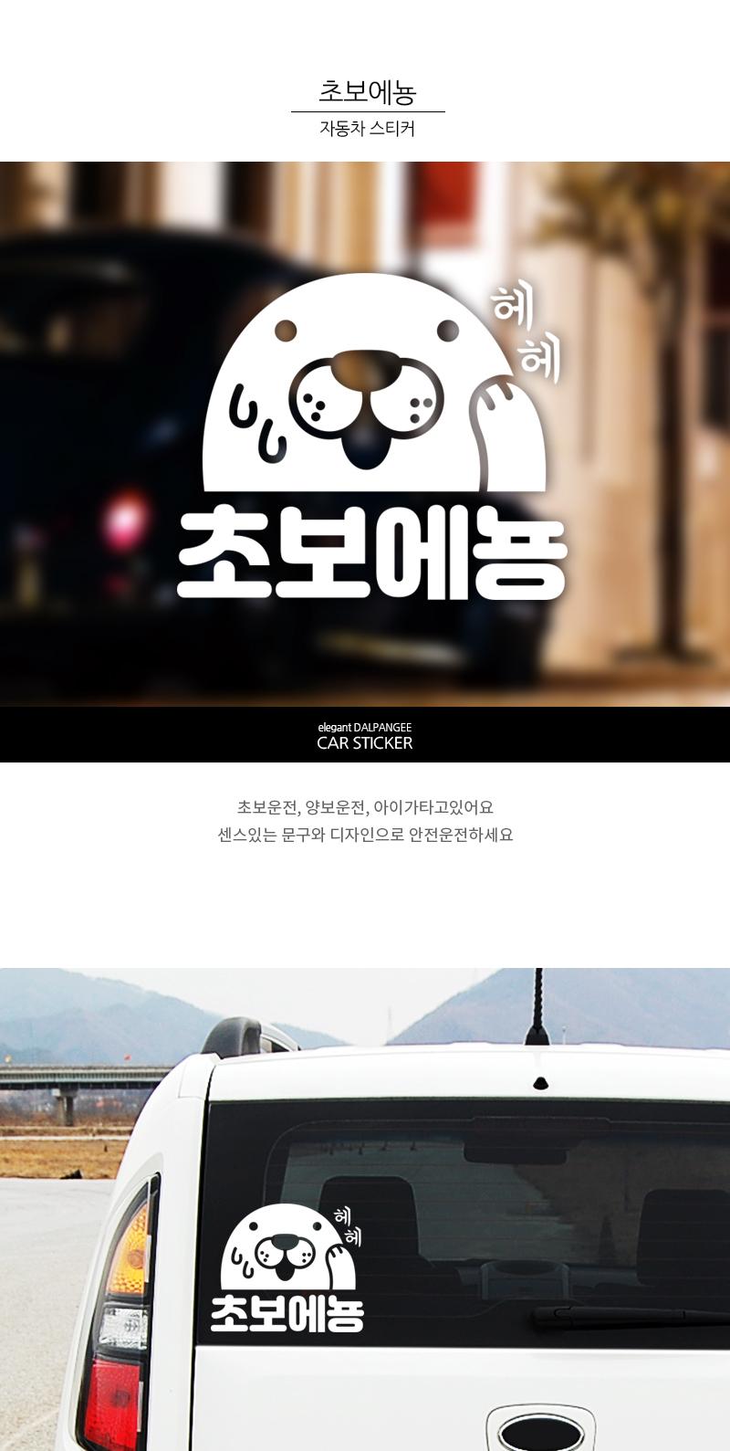 초보운전 자동차스티커 쪼보에뇽 스티커 차량용스티커 초보운전스티커 초보운전 안내스티커 자동차안내스티커 차량용안내스티커 자동차스티커 초보운전자동차스티커 초보운전차량용스티커
