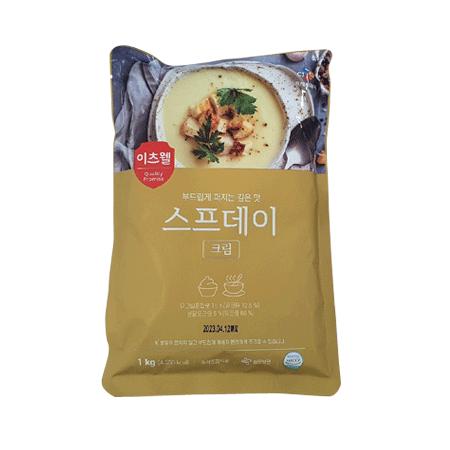 이츠웰 크림스프 스프데이 1Kg 10개 크림수프 수프 스프 식사대용수프 간편조리스프 간편식 즉석스프 간편수프 식당용수프 업소용수프 식당용스프 업소용스프 대용량스프