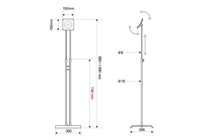 삼화 반제스탠드 SHS-130QBK 슬림폴 지름 300. 스탠드 포스터스텐드 스텐드 알림판스탠드 게시판스탠드 오피스스탠드 스탠드게시판 스탠드알림판 스탠드디스플레이 오피스디스플레이