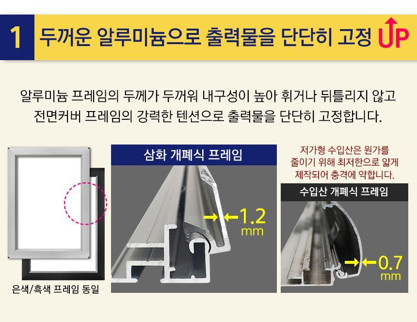 삼화 포스터스탠드 개폐식 GFP-02 A3 은색 1폴. 스탠드 포스터스텐드 스텐드 알림판스탠드 게시판스탠드 오피스스탠드 스탠드게시판 스탠드알림판 스탠드디스플레이 오피스디스플레이