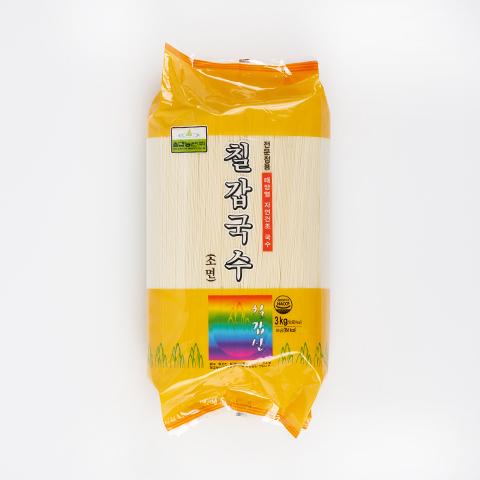 칠갑농산 소면국수 3Kg 4개 국수 국수면 소면국수 국수사리 사리면 잔치국수면 소면 소면사리 식당용국수면 업소용국수면