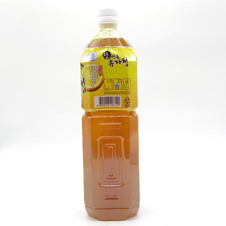 참다음 유자청 PET 1.5L 6배희석 1.965Kg 8개 유자청 액상유자차 유자음료 액기스차 유자액기스차 과일청 사무실차 가정용차 유자에이드 차류 유자베이스