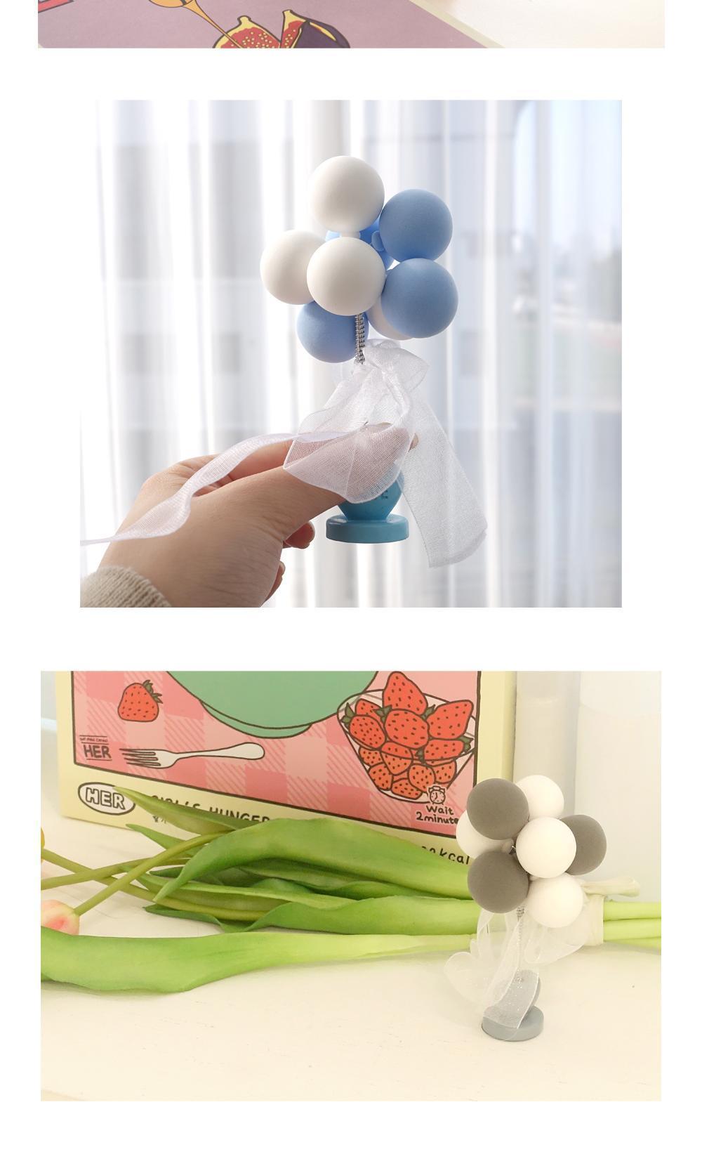마카롱 풍선 미니어처 인테리어소품 장식 테라리움장식 화분장식 데코아이템 미니어처장식 장식소품 풍선모형 홈인테리어 촬영소품