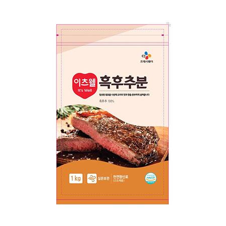 이츠웰 흑후추분 1Kg 10개 후추 대용량후추 식당용후추 업소용후추 식자재후추 후추분말 요리용후추 조리용후추 향신료 흑후추 음식후추 요리후추