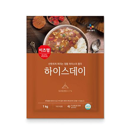 이츠웰 하이스데이 1Kg 10개 카레가루 하이라이스가루 하이라이스 업소용하이라이스가루 식당용하이라이스가루 대용량하이라이스가루 하이라이스파우더 향신료 카레분 하이라이스분말