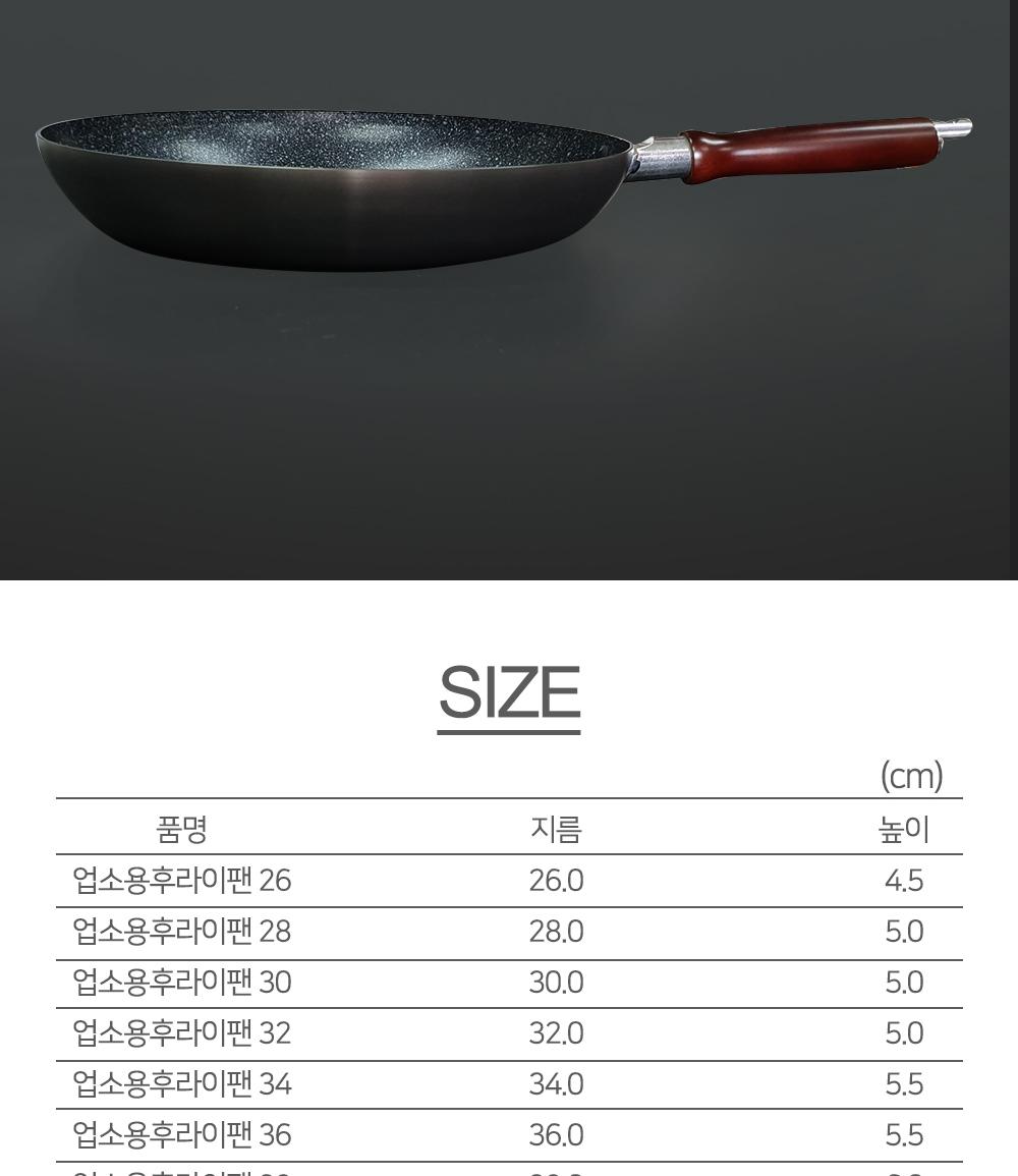 코팅 업소용 후라이팬 7size 프라이팬 식당프라이팬 식당후라이팬 업소용프라이팬 가정용프라이팬 가정용후라이팬 코팅후라이팬 요리후라이팬 요리팬 조리팬 다용도후라이팬