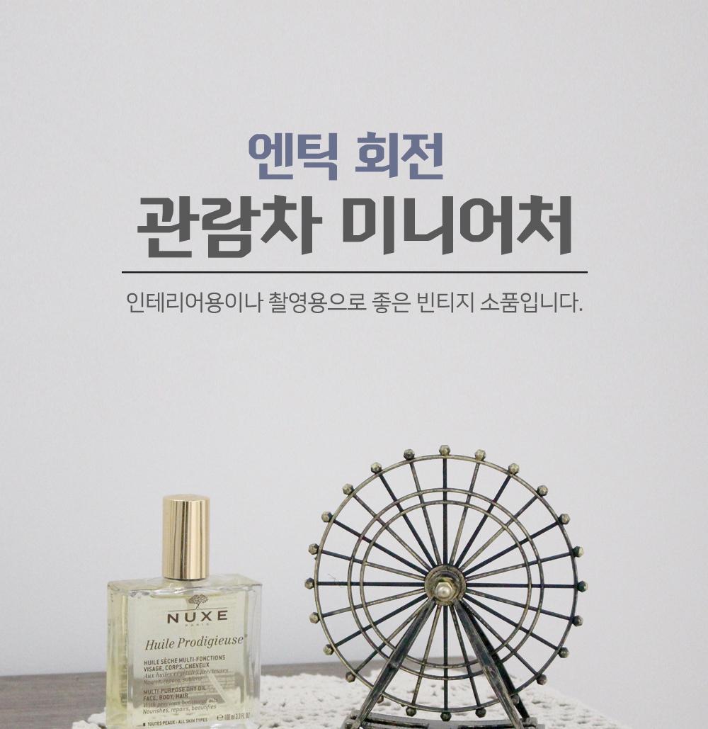 엔틱 회전 관람차 미니어처 인테리어 장식소품 미니어처 홈데코 촬영소품 엔틱소품 철제장식 관람차장식 카페장식 빈티지소품