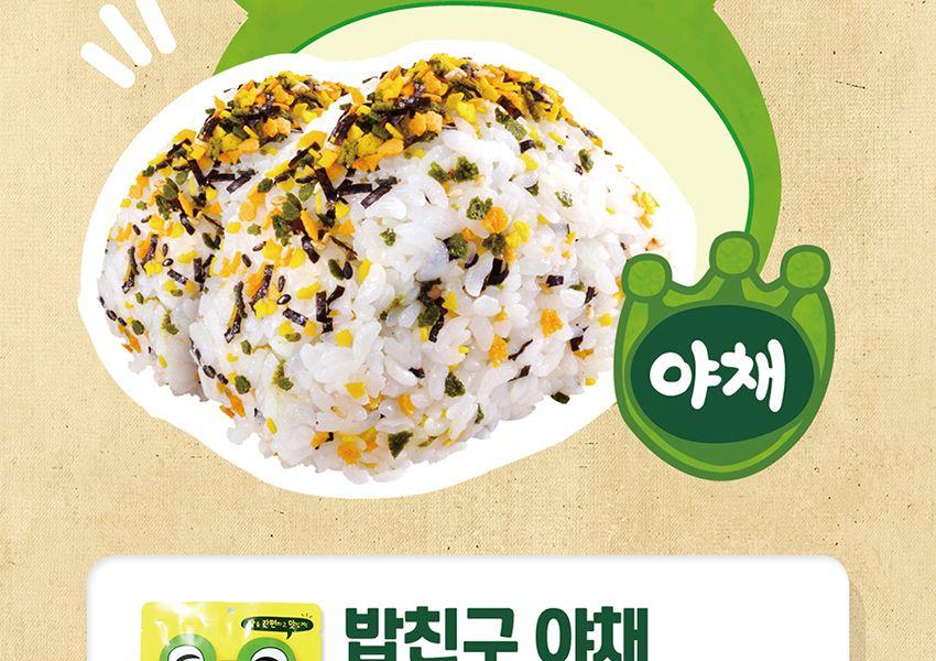 밥친구 야채 36.3G 40개 후레이크 밥조미료 밥후레이크 밥친구 분말조미료 후리가케 주먹밥 가루조미료