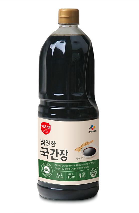 이츠웰 참진한국간장 1.8L 8개 간장 국간장 요리용간장 조리용간장 업소용국간장 대용량간장 조미료 식당용간장 요리간장소스 요리소스 요리양념 간장소스