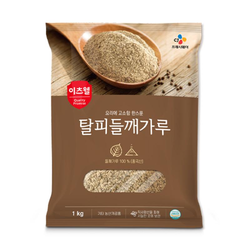 이츠웰 탈피들깨가루 1Kg 10개 들깨파우더 들깨분말 깨가루 요리용들께 조리용들께 들께가루 가루들께 업소용들깨가루 식당들께가루 고소한들깨 수입산들께가루