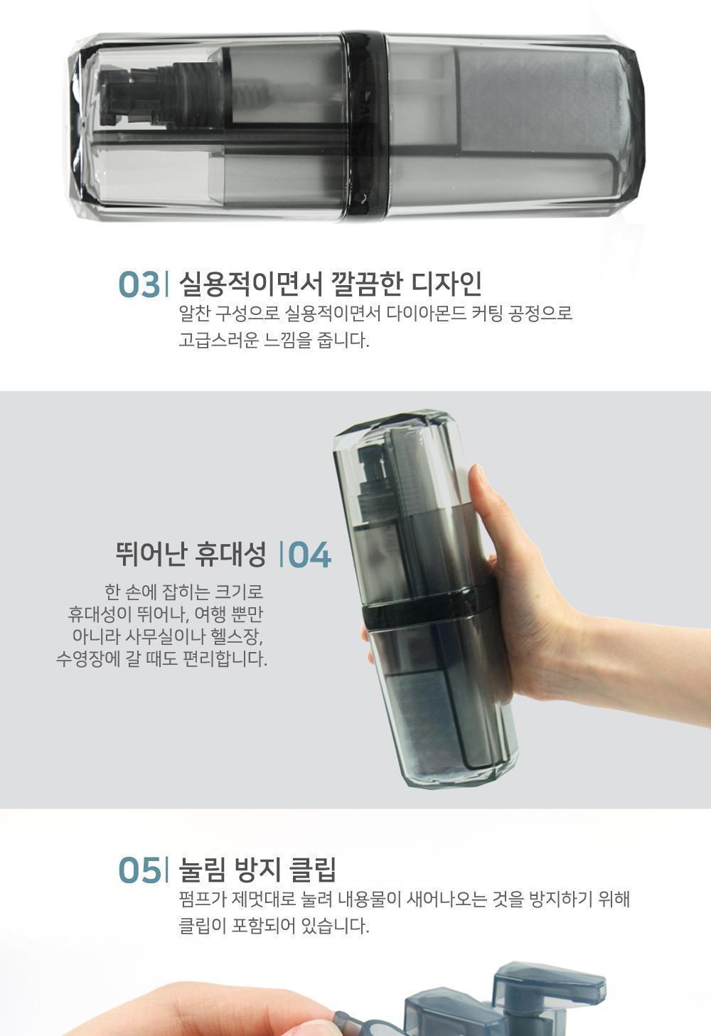 여행용 리필 용기세트 여행파우치 여행소품케이스 여행케이스 리필용기 리필용기케이스 여행리필용기 여행리필용기세트 리필용기세트 휴대용리필용기 다용도수납 펌프용기 빗 양치컵 타월 편리한여행용기