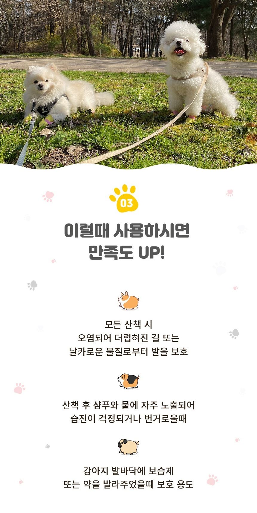 와우 신나라 일회용 강아지 슈즈 소형 20매