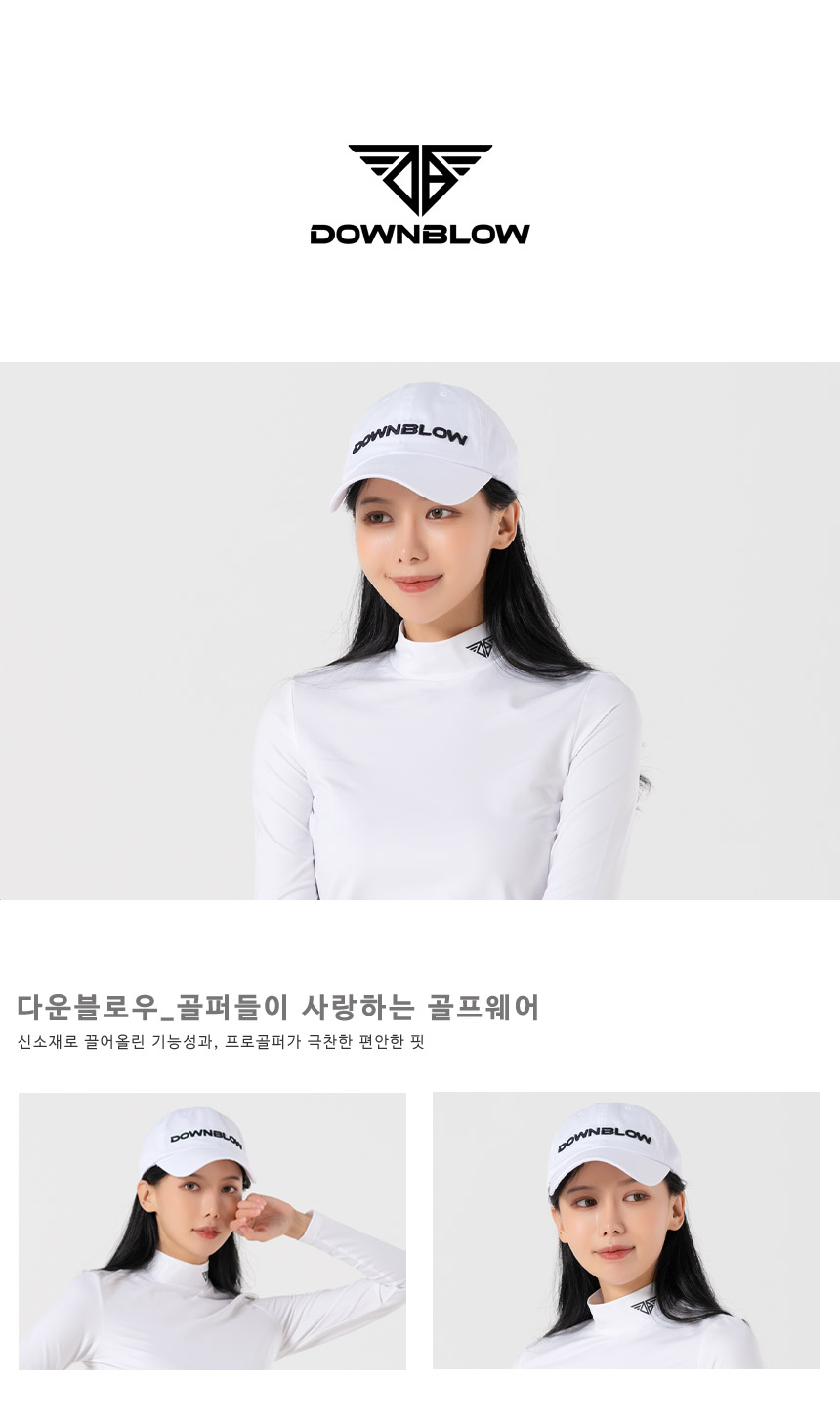 여자 골프캡 모자