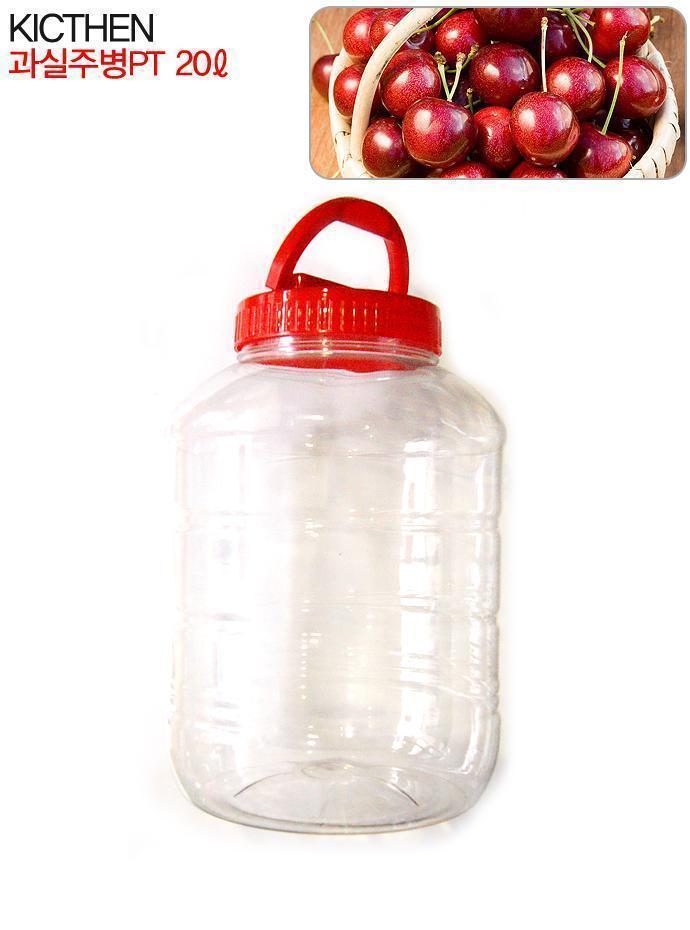 과실주병PT 20L 담금주 술통 술병 과일청 매실 매실병 술병 플라스틱병 술통 담금주 과일청 과실주병 보관용기 병 주방용품