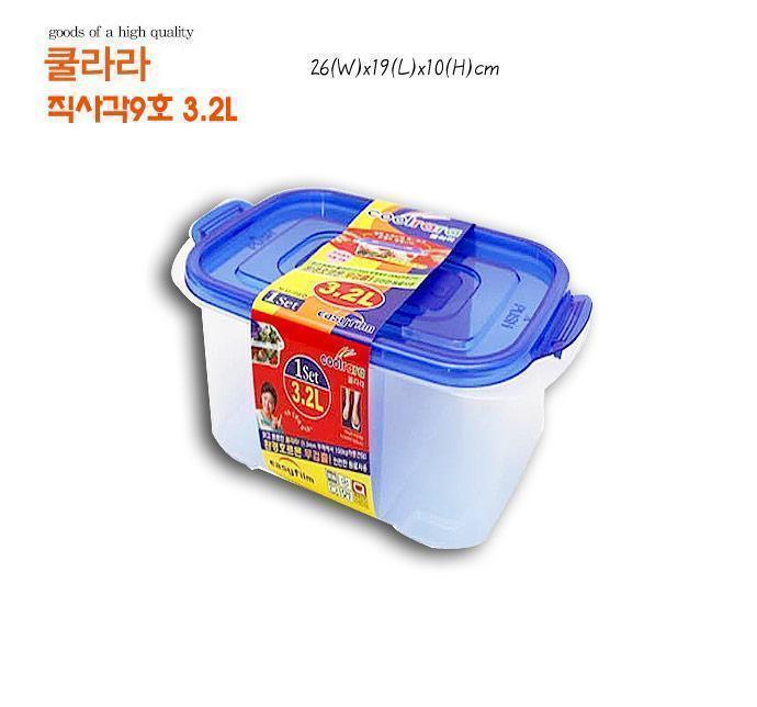 김치통 보관용기 반찬통 밀폐용기 쿨라라 3.2L 밀폐용기 플라스틱용기 김치보관통 반찬통 보관용기 음식보관 주방용품 정리용품 음식용기 주방정리